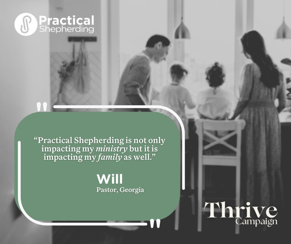 practicalsheph's tweet image. When a pastor is supported, the impact isn't just felt on Sunday morning—it's felt at their dinner table.

We're committed to providing practical, gospel-centered support so that pastors thrive and their families and churches can all flourish.

Will you help us continue this…