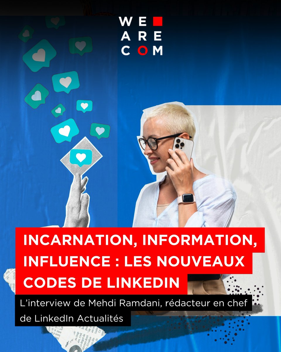 👤 𝐈𝐧𝐜𝐚𝐫𝐧𝐚𝐭𝐢𝐨𝐧, 💡 𝐢𝐧𝐟𝐨𝐫𝐦𝐚𝐭𝐢𝐨𝐧, 💬 𝐢𝐧𝐟𝐥𝐮𝐞𝐧𝐜𝐞 : les nouveaux codes de LinkedIn sont là, et les communicants doivent les maîtriser !

🎯 Pour Mehdi Ramdani, responsable éditorial de LinkedIn Actualités France, la prise de parole professionnelle ne se