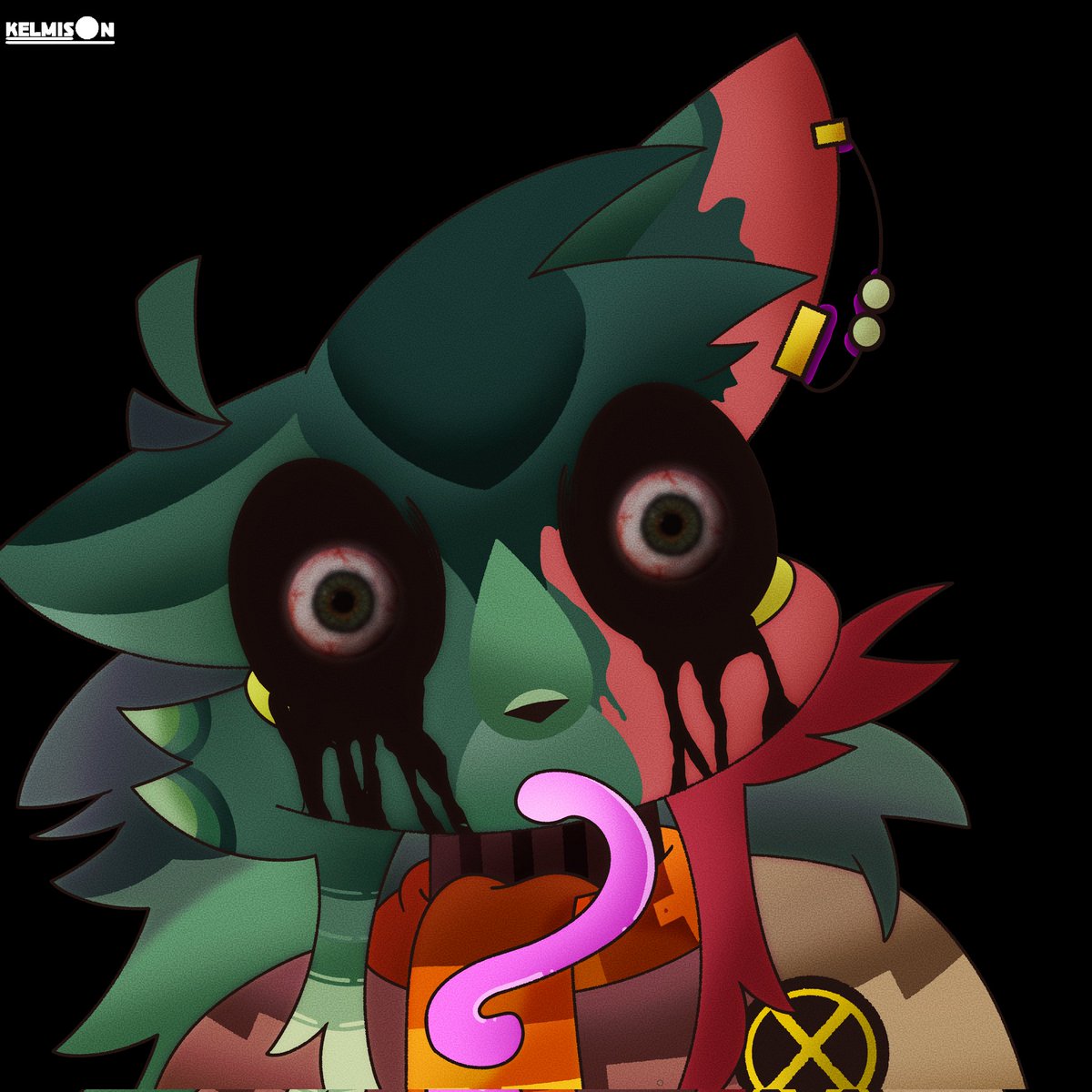 Hallowen art commission for @muonesce