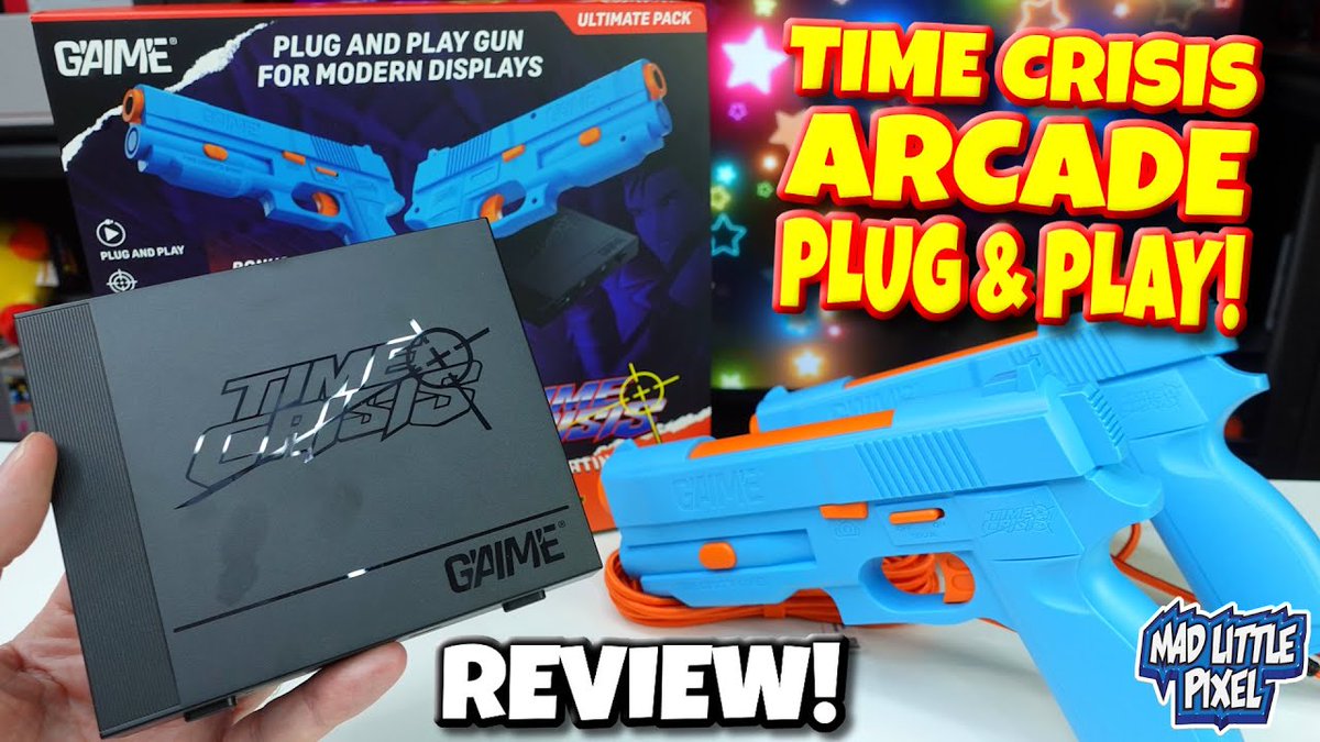 The Time Crisis Plug &amp; Play Light Gun Console is now available! Awesome stuff, buy one here: bit.ly/4oZKwel
Watch my Unboxing/GamePlay/Review here: youtu.be/D-7vdaysZrQ