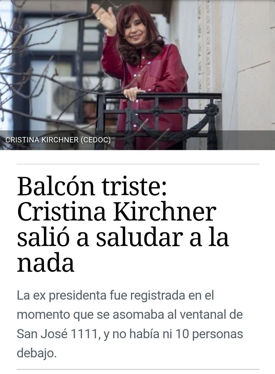 Lanata a Cristina: "Usted sin nada, es una pobre vieja enferma, sola, peleando contra el olvido, y arañando un lugar en la historia que ojalá la juzgue como la mierda que fue"