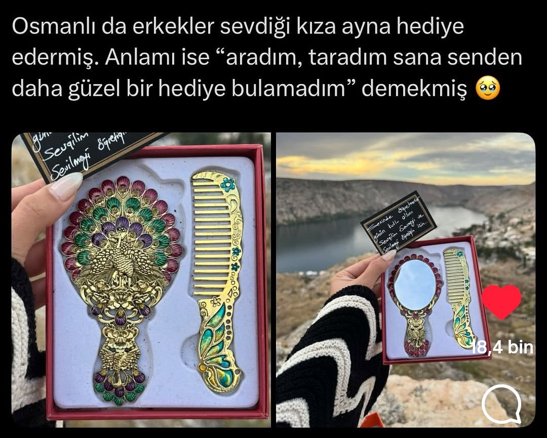 Çok anlamlı ve çok zarif düşünceli bi hediye değil miiiiii🥲