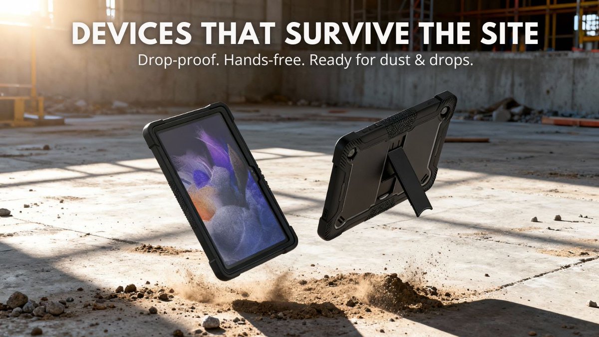 NewWayOfficl's tweet image. 💪 Your field teams face concrete, dust, and chaos — their tablets shouldn’t.

Keep every Samsung Tab A9/A9+ mission-ready with NWI’s rugged, construction-grade cases built to survive the job site. ⚙️📱

#FieldTech #ConstructionIT #RuggedCases #NewWayInternational