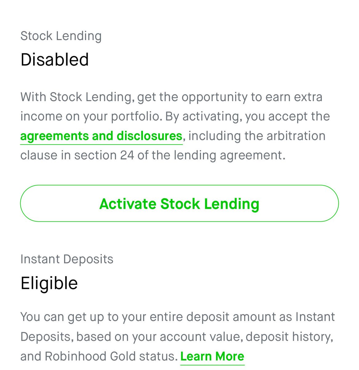 insanelybull's tweet image. $OPEN #OpenArmy  please disable stock lending with your broker before Nov 18th, if you want to get the warrants that Opendoor announced yesterday.   Here is snapshot of my Robinhood ($HOOD) app. It is disabled.  @ericjackson @CanadaKaz @rabois