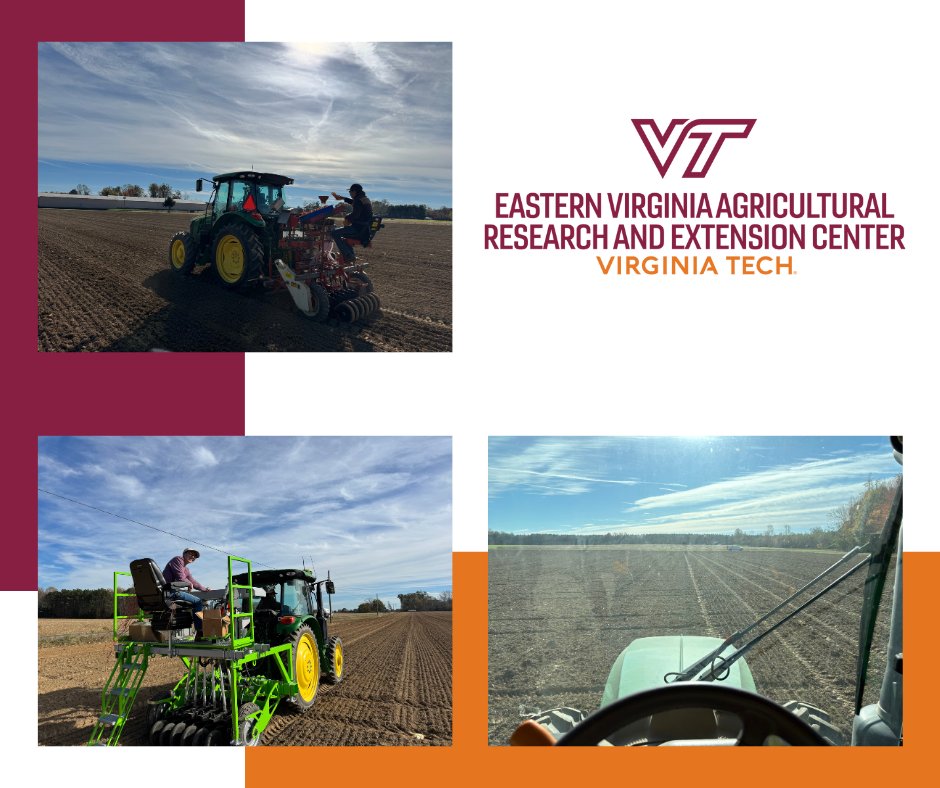 Wrapping up small grain planting this week with Dr. Nicholas Santantonio and the small grains breeding team.