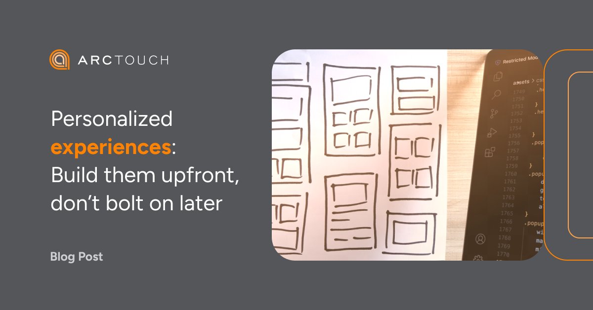 ArcTouch's tweet image. Personalization is no longer optional! 🙅‍♀️ We explain why you need to build it in from day one, not bolt it on later. The key? A headless CMS &amp;amp; strategy-first approach. 

🔗 arctouch.com/blog/personali…

#Personalization #HeadlessCMS #UX #ProductStrategy