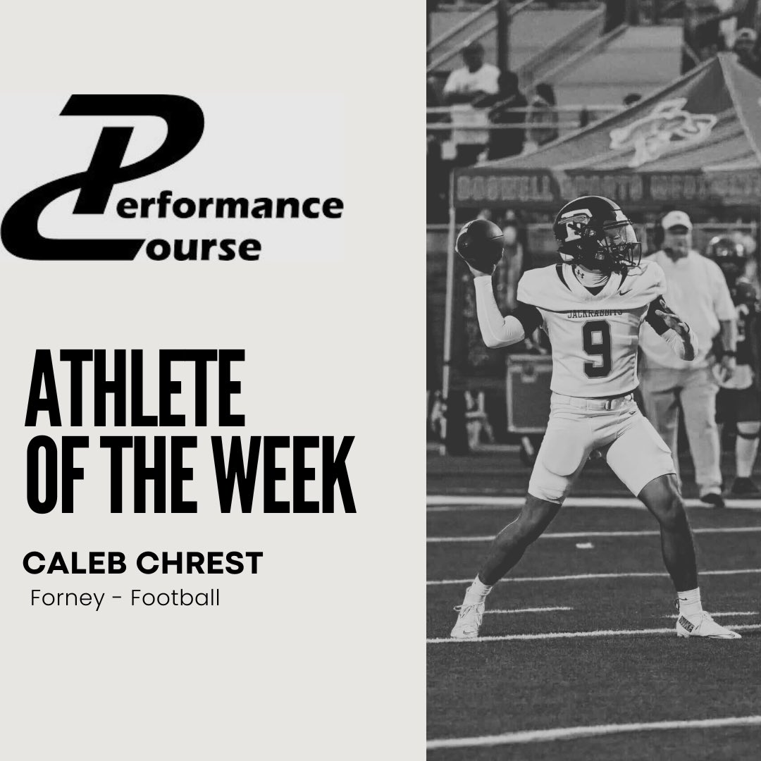 PCnowisthetime's tweet photo. Week 10 @PCnowisthetime Athlete of the Week.
The Field General from Forney
@CalebCofficial2 https://t.co/1G17yOfmrK