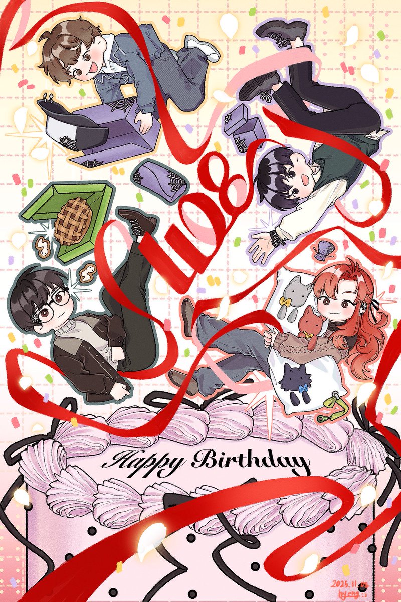 #1108_가을과_겨울의_경계
#미래의_로운텃밭_대주주 
#매년_백수를_꿈꾸는_영웅의_생일을_축하하며 
#현재와_과거를_살아가는_당신을_축복하며
케일!록수!정수!최한아 생일축하해요~♡♡
저 연금받을때까지만 함께해요! ㅎㅎ