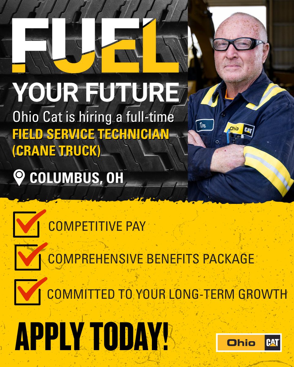 Unlock your potential with a company that invests in your future—competitive pay, great benefits, and growth opportunities await. Ready to make a difference? Apply today! bit.ly/3KzMWBw