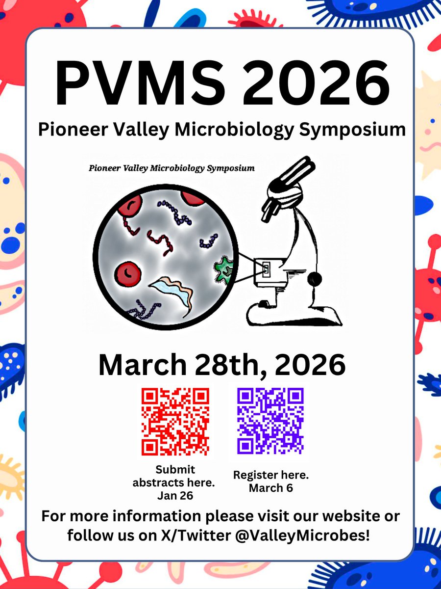 Pioneer Valley Microbiology Symposium (PVMS) tweet media