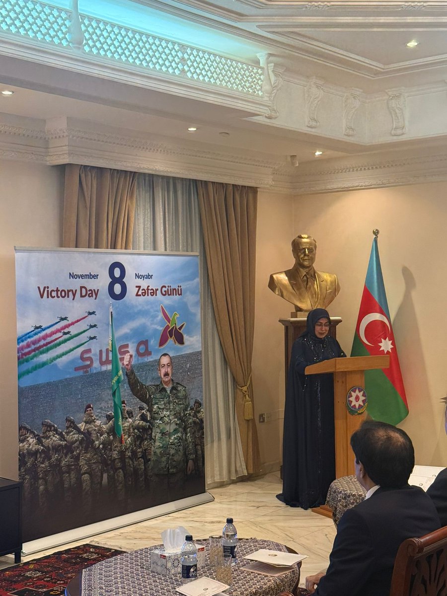 AzEmbKuwait's tweet image. Böyük qürurla 8 Noyabr – #Zəfər Gününün 5-ci ildönümünü qeyd etdik.