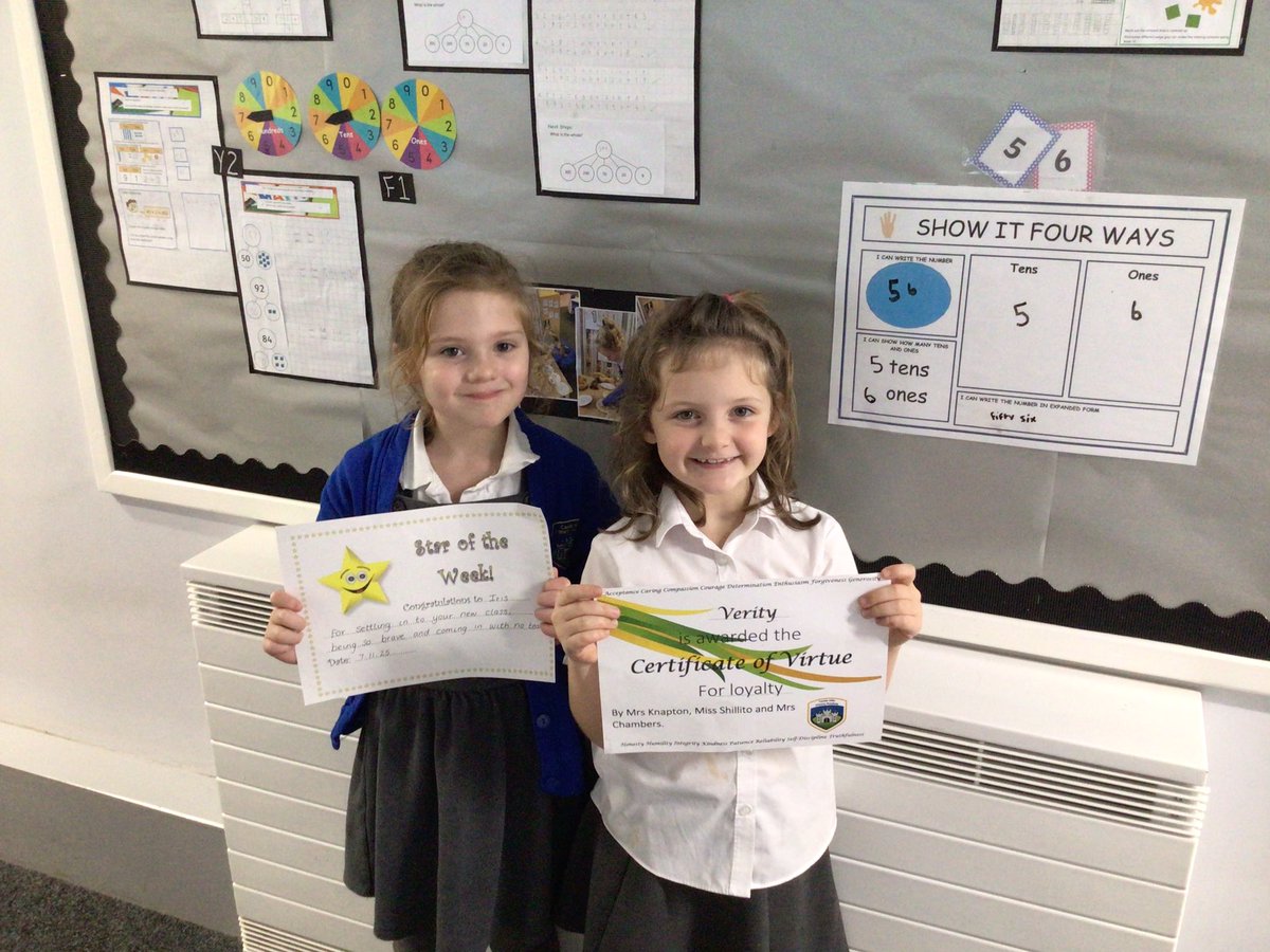 This weeks achievers in 1/2K well done 🏆