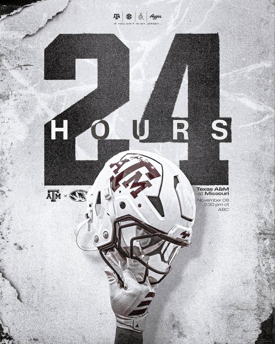 AggieFootball's tweet image. 24:00:00⏳

#GigEm | #BTHOmissouri