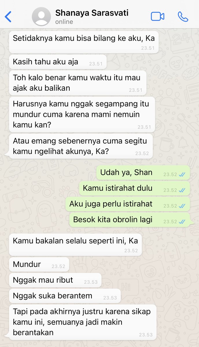 RRubyverse's tweet image. 249. Gapapa berantem aja daripada gak ngobrol