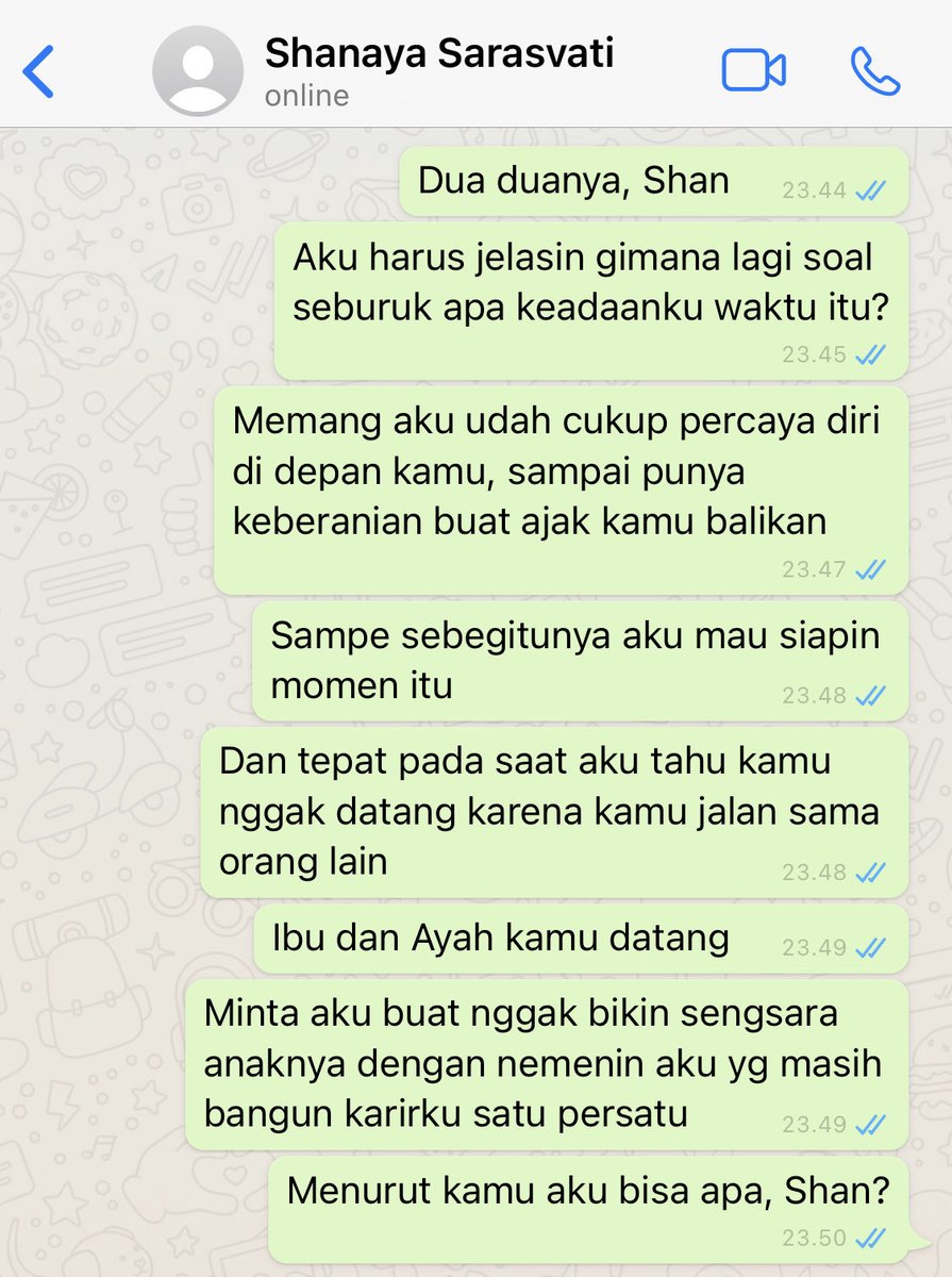 RRubyverse's tweet image. 249. Gapapa berantem aja daripada gak ngobrol