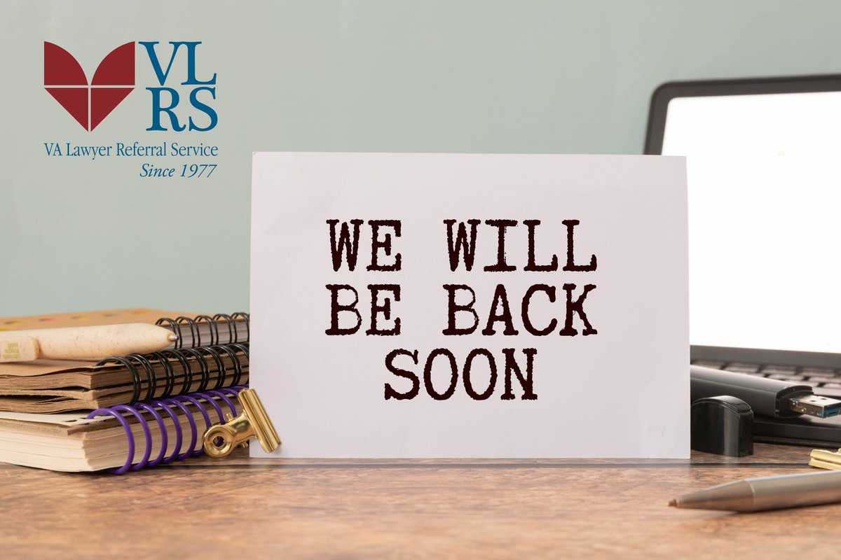 Beginning November 5, the Virginia Lawyer Referral Service will undergo a software upgrade that will impact its services. Check out the link for more information: bit.ly/47Ish63