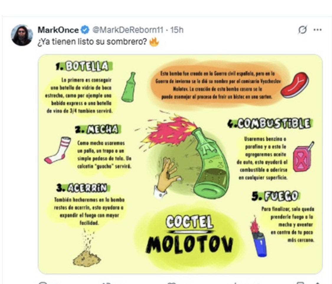 🚨🚨OJO AQUÍ <a href="/FGRMexico/">FGR México</a> <a href="/OHarfuch/">Omar H Garcia Harfuch</a> <a href="/Claudiashein/">Claudia Sheinbaum Pardo</a> <a href="/ClaraBrugadaM/">Clara Brugada Molina</a> 
Está es una clara invitación a la violencia, pero el COBARDE ya avisó que no podrá ir
REPORTEN ESTA CUENTA 🚨🚨