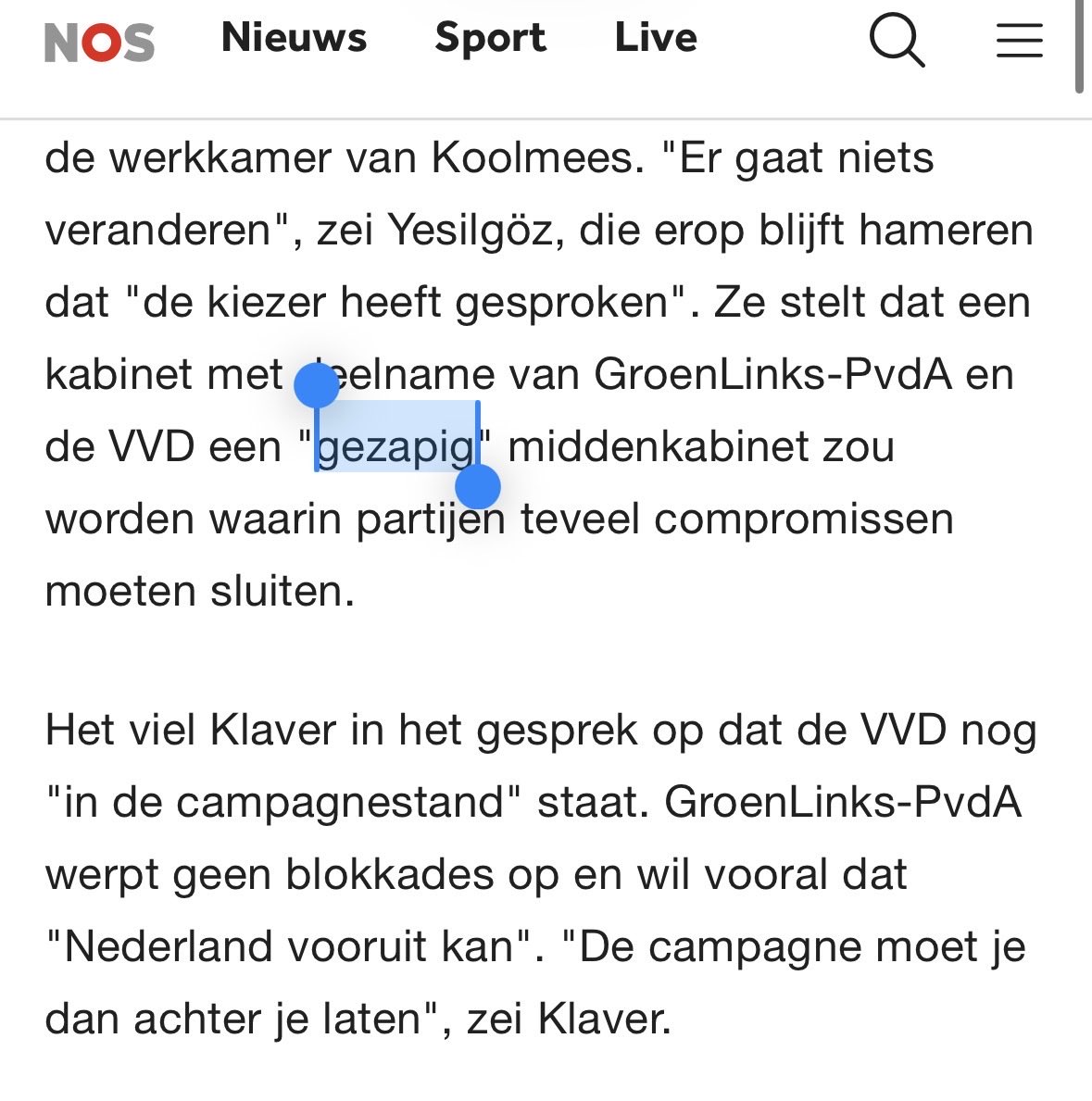 Stel je voor dat politiek weer saai wordt. Dat moeten we natuurlijk niet willen. Niks land regeren, ophef is nodig!