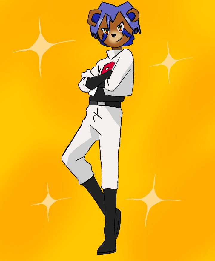 dibujo para mi amigo <a href="/MarkBearPaws/">Mark Bear (OPEN COMMISSIONS 4 free spaces )</a>
Que está vestido del personaje de James de Pokémon 

#furry #furryart #furryartwork #furryfandon #dibujodigital #drawingdigital #digitalart #drawing #pokemonfanart