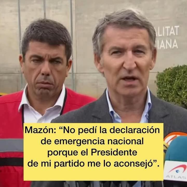 palenzuelayoli's tweet photo. @SocialistesVal #Valencia tiene que ir a #Elecciones, #Feijóo y #Abascal no pueden decidir el futuro de l@s #Valencian@s después de lo ocurrido con #Mazón, sería más de lo mismo...😬
#Feijóo aún no nos ha dicho si esto es verdad??👎 https://t.co/EpkEdGa96o