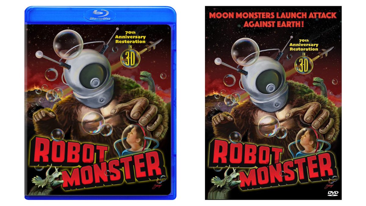 horrorasylum's tweet image. ROBOT MONSTER

Trailer: youtu.be/jDwNetzbDp8

Physical media (Region FREE) available here:

bayviewentertainment.myshopify.com/products/robot…

Also available to buy on Amazon.com:

Blu-ray (Region FREE): amzn.to/3HPnZNT

DVD (Region FREE): amzn.to/48cdQoY

#RobotMonster