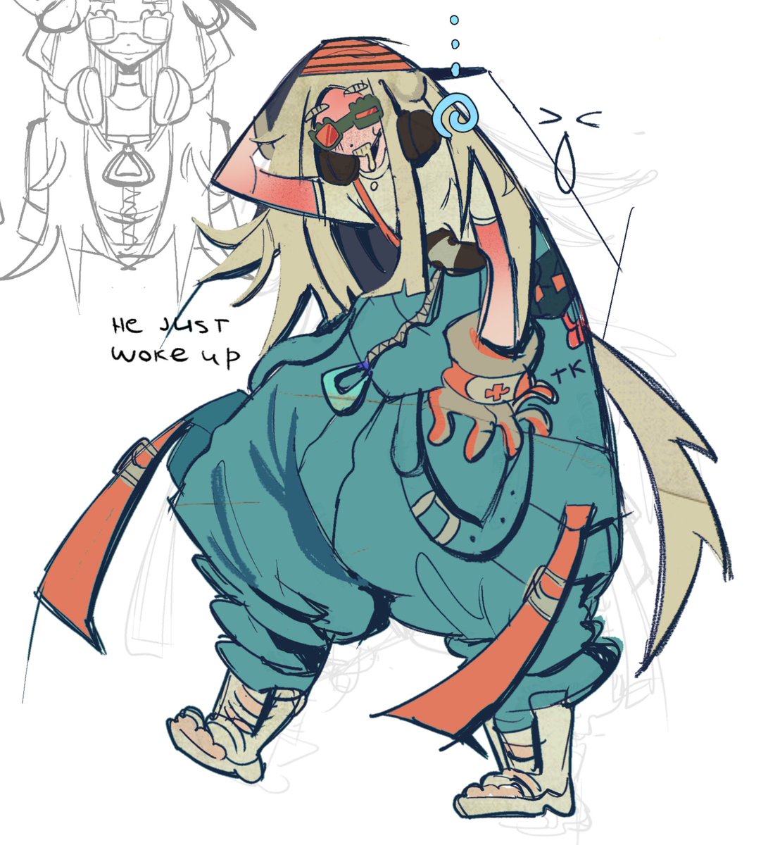 plaguemania's tweet photo. love august he probably smells like a five-day sweat and stinky spray deodorant #GACHIAKUTA #gachiart https://t.co/5XbCMe0ZZj