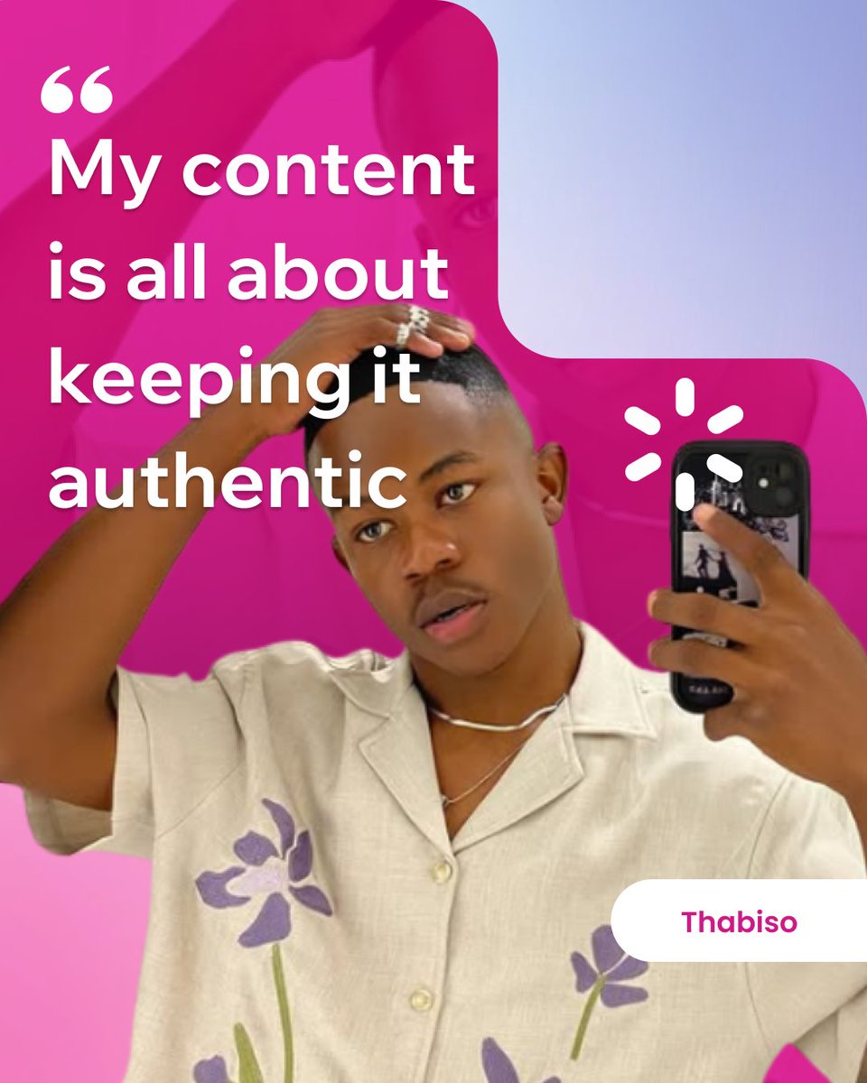 💬 “theSalt helped me focus on being authentic, relatable and true to myself.”

When Thabiso joined theSalt, he found a platform that celebrates creators for who they are.

Follow Thabiso's journey here:
Instagram: <a href="/joybringer/">joybringer</a>._
TikTok / X: <a href="/JoyBringer1404/">JoyBringer</a>
Facebook: JoyBringer