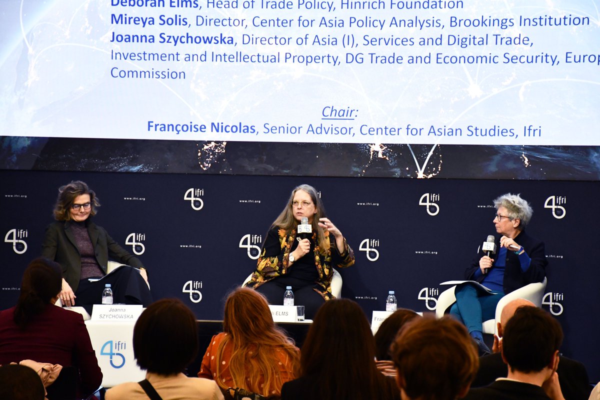 📍 La conférence annuelle du Centre Asie de l'Ifri (<a href="/IFRI_asie/">Ifri - Centre Asie</a>) s'est tenue hier en présence nombreux chercheurs, diplomates, académiques et représentants institutionnels sur le thème de l'autonomie stratégique en Asie dans un contexte de concurrence géoéconomique croissante.

📽️