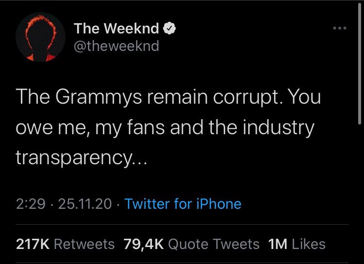 _bitchgtfo's tweet image. artists who were snubbed and robbed at the Grammy's nominations this year 

Ariana Grande 
The Weeknd 
BLACKPINK
Jennie 
Lisa