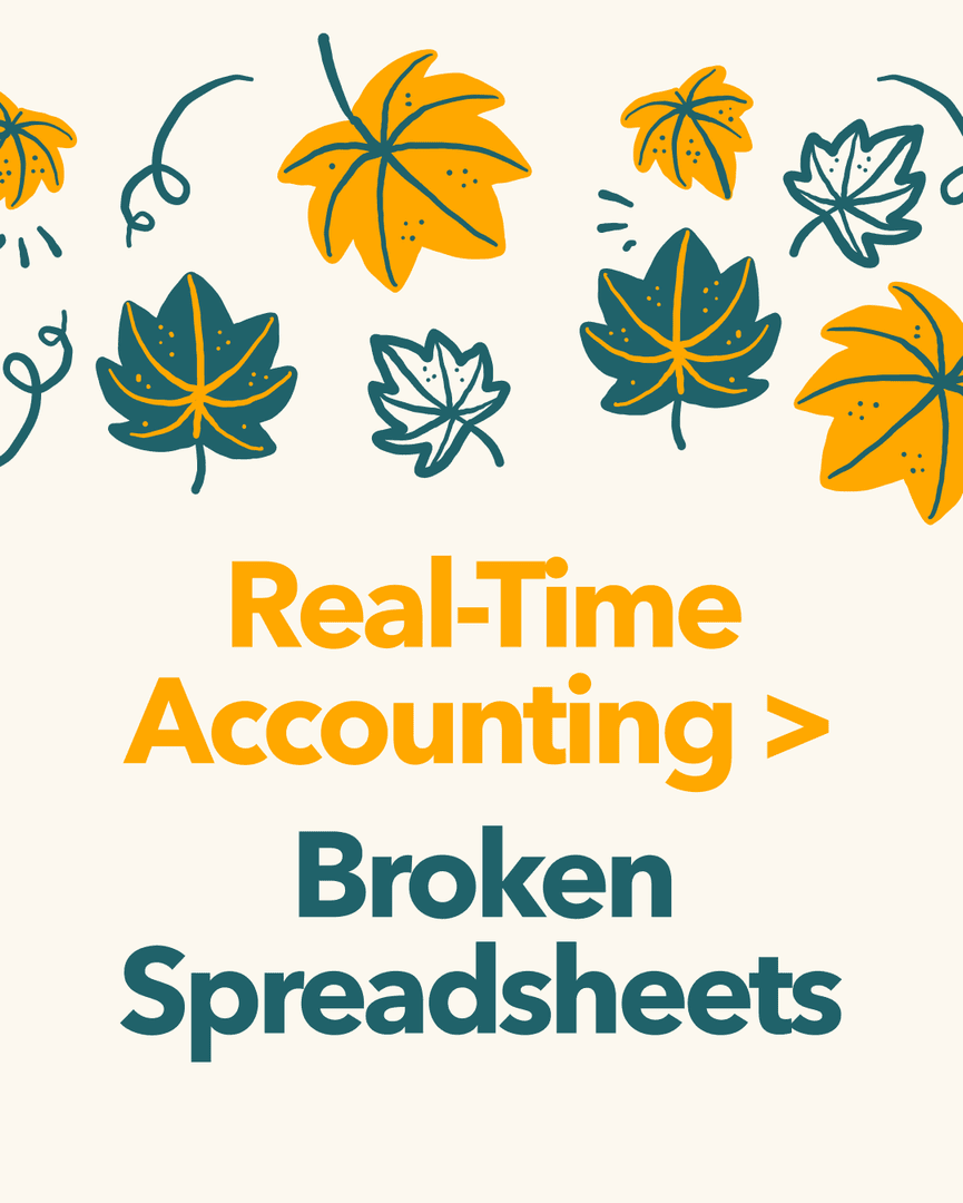 SoftLedger's tweet image. Fall finance mood:
✔️ Cozy sweaters
✔️ Pumpkin lattes
❌ Spreadsheets that break when you add a column
Treat yourself to real-time accounting this season.
softledger.com

#FallFinance #AccountingTech #Automation