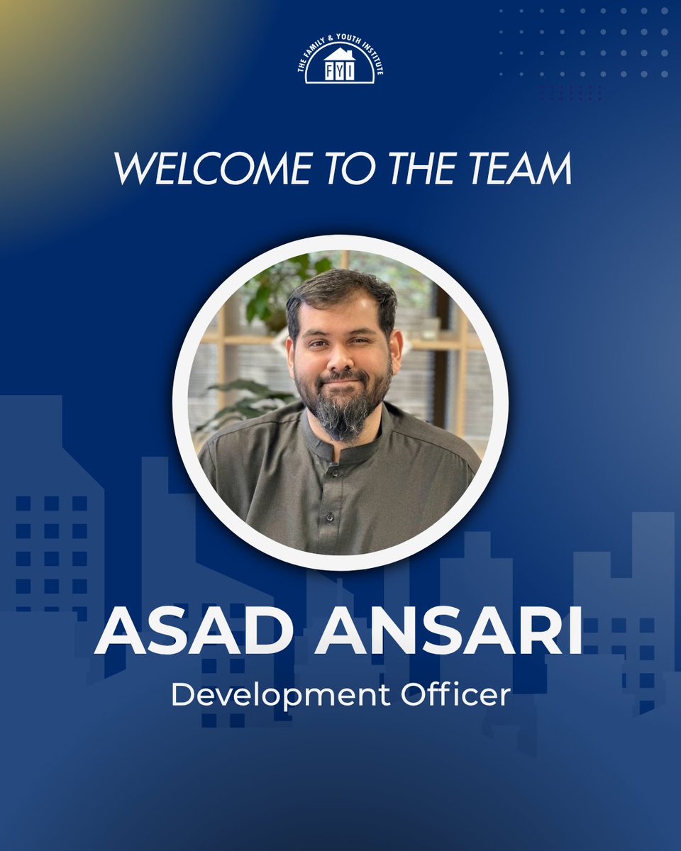 Please join us in welcoming Asad Ansari, our new Development Officer!🎉With over a decade of experience serving Muslim communities, Asad brings deep passion and purpose to his work. We're excited to have him on board!

#TheFYI #MentalHealth #Teamwork #CommunityWork