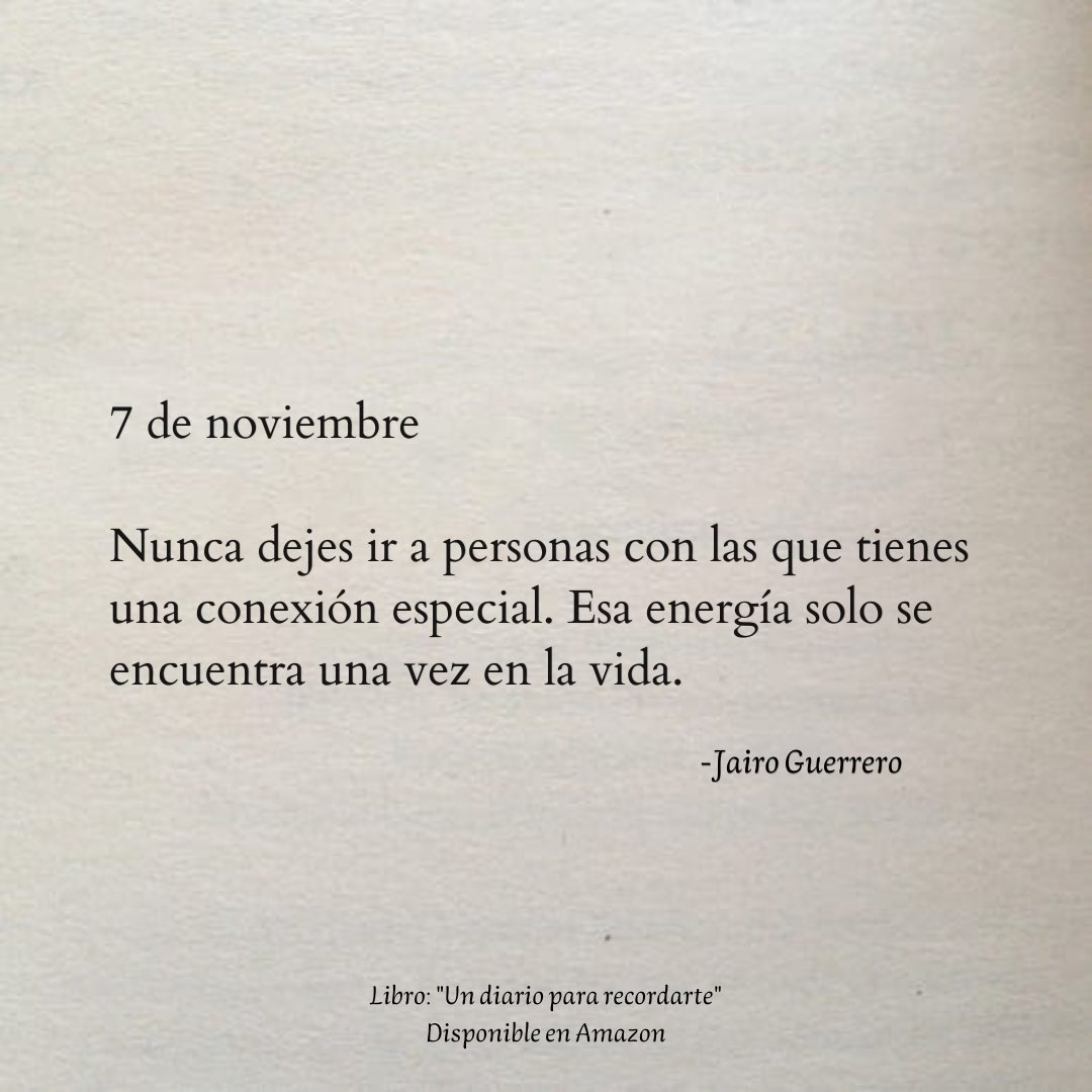 7 de noviembre. 🍂