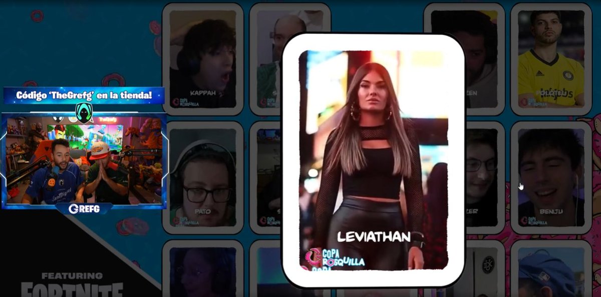 🍩 COPA ROSQUILLA🍩

Grefg ft Fortnite
🏆 50.000$ 🏆

⭐️twitch.tv/leviathan
⭐️twitch.tv/leviathan