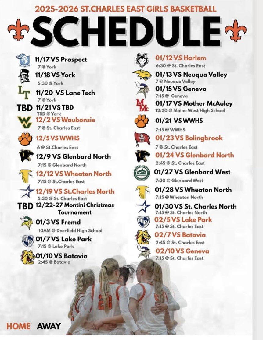 It’s about that time ⏰

Your Fighting Saints 2025-2026 schedule! LETS GO! ⚜️🧡🖤