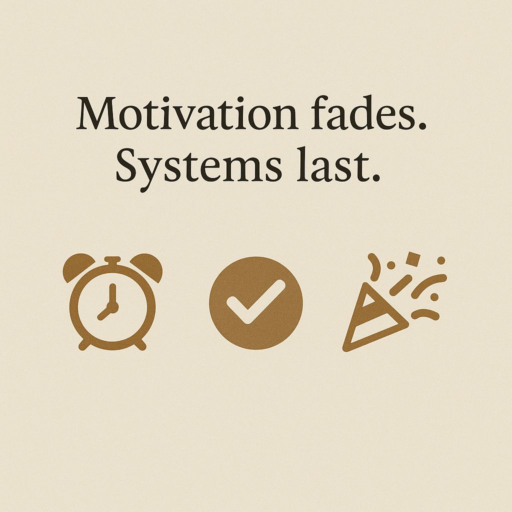 bobnolley's tweet image. Motivation gets you started. Systems keep you going. Build reminders, set micro-goals, and celebrate tiny wins.
#FAQFriday