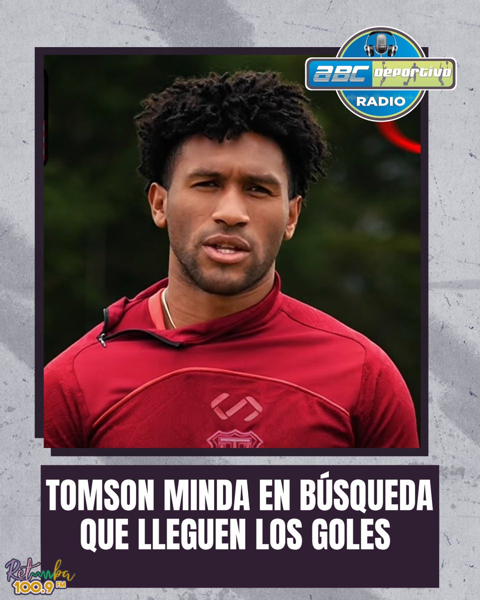 facebook.com/share/v/17NdqT…
🔉AUDIO

Tomson Minda jugador de Técnico Universitario reflexionó en exclusiva para el ABC Deportivo sobre sus últimas actuaciones con el Rodillo

Informa Retumba 100.9fm <a href="/ABCDeportivoEc/">ABC DEPORTIVO RADIO</a>