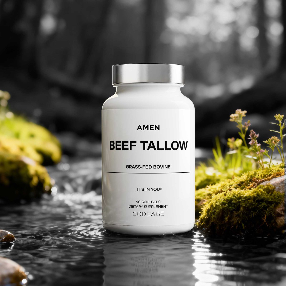 codeagelife's tweet image. Pure grass-fed beef tallow, now in an easy softgel format. This traditional whole food can provide a source of fat-soluble vitamins A, D, E &amp;amp; K, along with trace minerals like selenium and zinc, beneficial fatty acids, and the unique nutrients found in beef tallow…