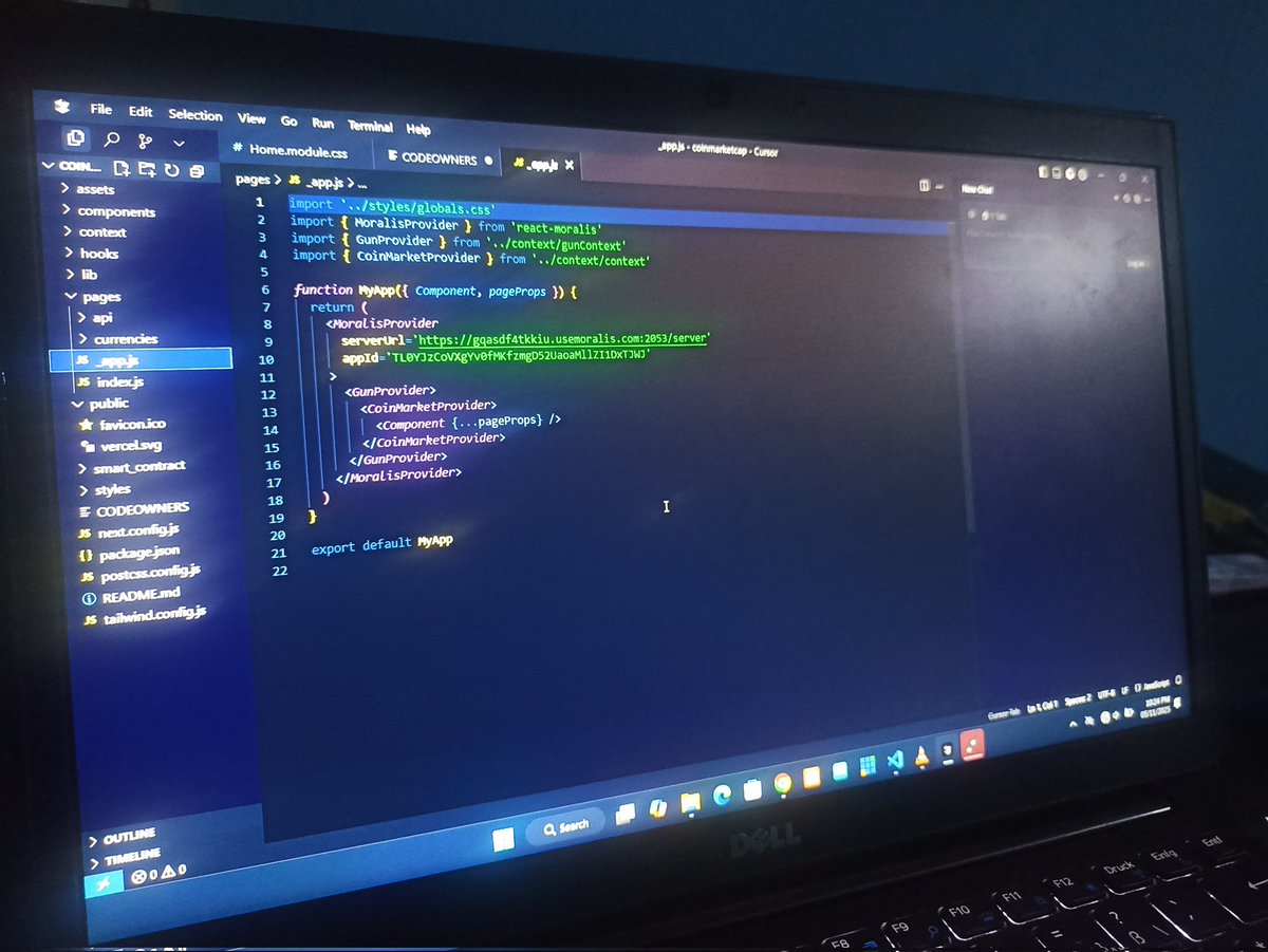 datasoft_tech's tweet image. Late-night coding: wiring up Moralis for real-time crypto data in my dApp! 🚀 Who&apos;s building on Web3 tonight? Drop your stack or tag a fellow dev!

 #Web3 #ReactJS #Moralis #CryptoDev 💻🔗