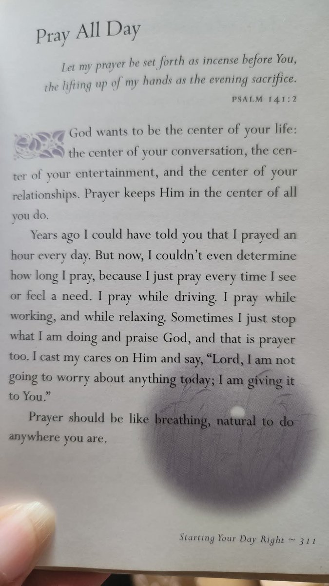 Afternoon devotional