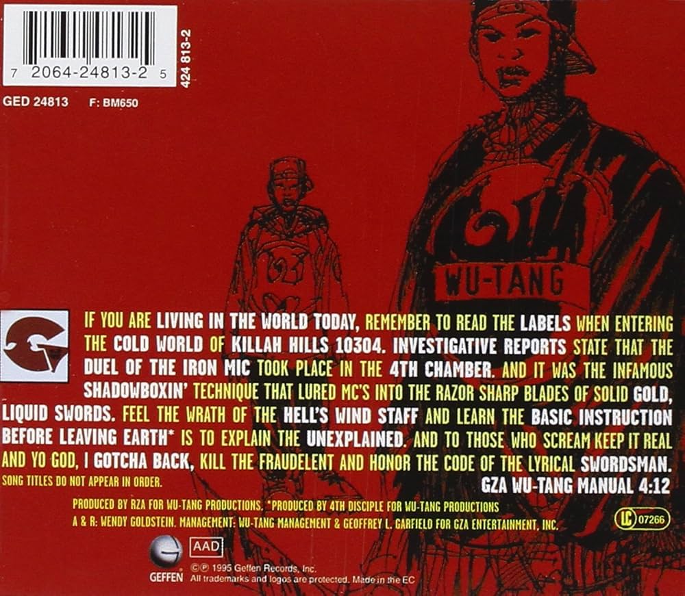 LeFight_Club's tweet image. 07 Novembre 1995,

GZA the Genius of Wu-Tang sort "Liquid Sword" qui fête aujourd'hui ses 30 ans 🎂💿🩸🍾🥂 #Classic

Votre top 3 ???