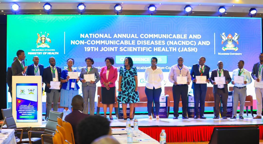 OfficialHadad's tweet photo. ๐ธ A memorable group photo with the Permanent Secretary, @MinofHealthUG, alongside key partners and stakeholders including; @ahfugandacares, among others whose invaluable contributions made the conference a success! ๐บ๐ฌ๐ช #NACNDC2025 #JASH2025 #UnifiedAction https://t.co/XxkffaHnQo