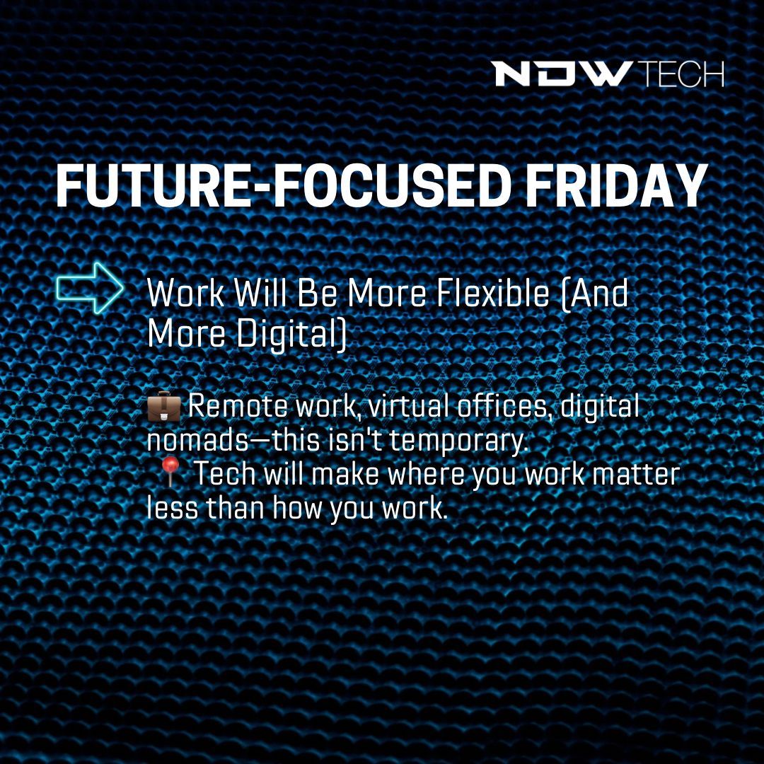 ndwtech's tweet image. Future Focused Friday ⏭️

#NDWtech #FutureFocusedFriday #DigitalWork