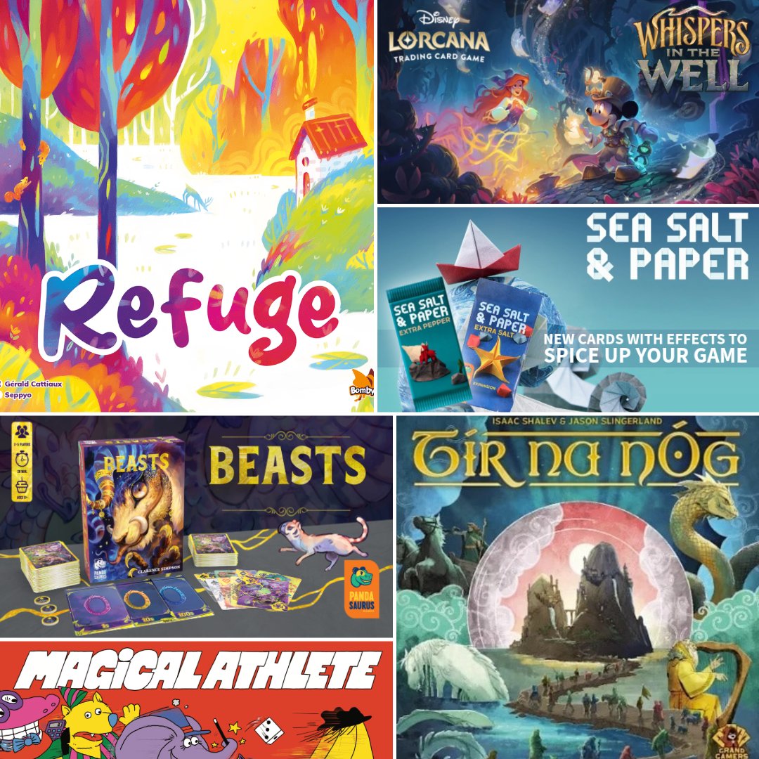 recessrumble's tweet photo. New Releases for November 7th  - https://t.co/tZhOuFeHuW

Tír na nÓg Deluxe
New Expansion for Sea Salt &amp; Paper
Magical Athlete
Beasts
Cat Says Moo
Refuge
Lightning Train
Scurvy Dice
Nature Expansions
Starfinder Books
New Star Wars Legion Minis https://t.co/TdMyMuns2a