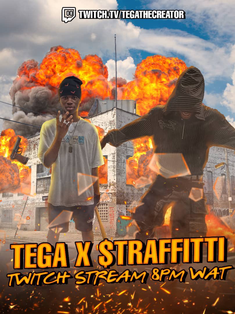 TEGATHECREATOR x STRAFFITTI

8PM ❌
11PM ✅

TODAY. 

LIVE ON TWITCH.