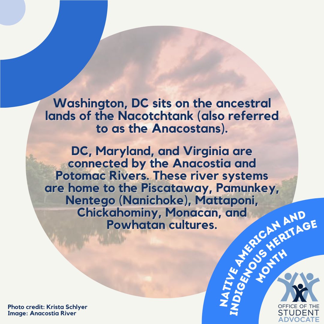 DC_Advocate's tweet photo. As we celebrate Native American and Indigenous Heritage Month, we take time to learn about the history, resilience, and impact of Native American and Indigenous culture across DC — both past and present. https://t.co/hYfRAIfDzZ