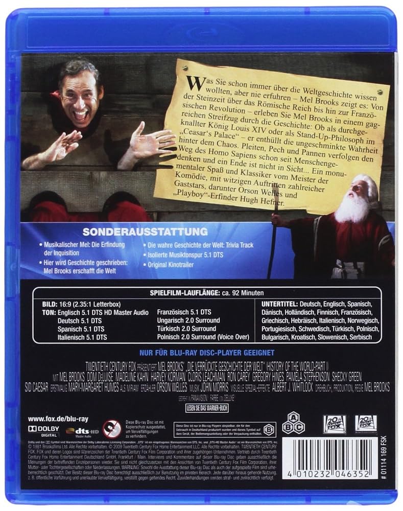 Chollo!! Inédita en España, "La loca historia del mundo" edición alemana con audio en castellano a 8,76€ 📀👉amzn.eu/d/hjYncDV