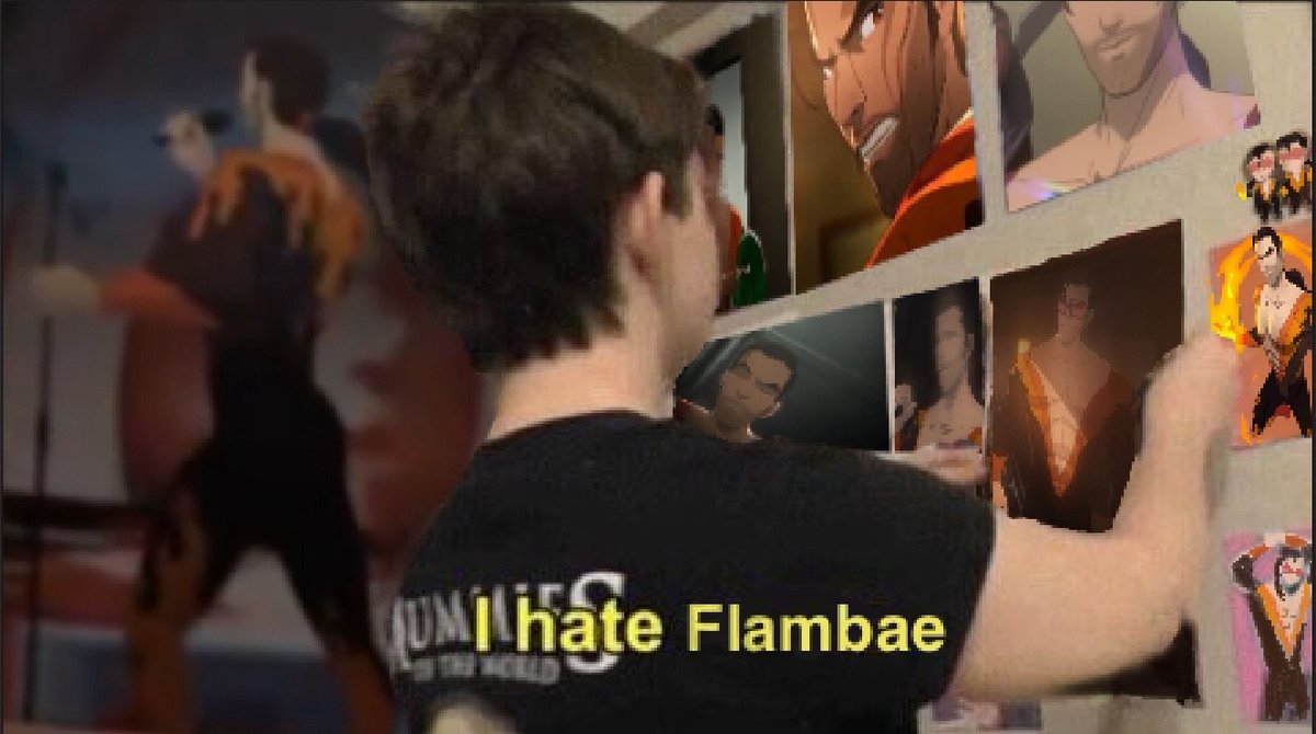 Forced a flambae hater (my friend) to make this so it's genuine