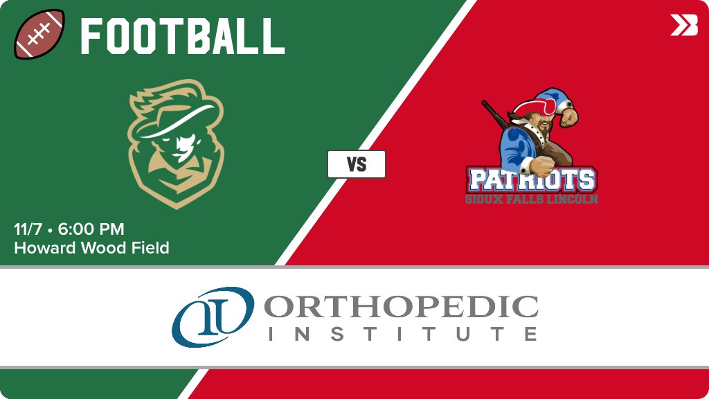 Football (Varsity) Game Day! - Check out the event preview for the The Sioux Falls Jefferson Cavaliers vs The Sioux Falls Lincoln Patriots. It starts at 6:00 PM and is at Howard Wood Field. gobound.com/sd/sdhsaa/foot…