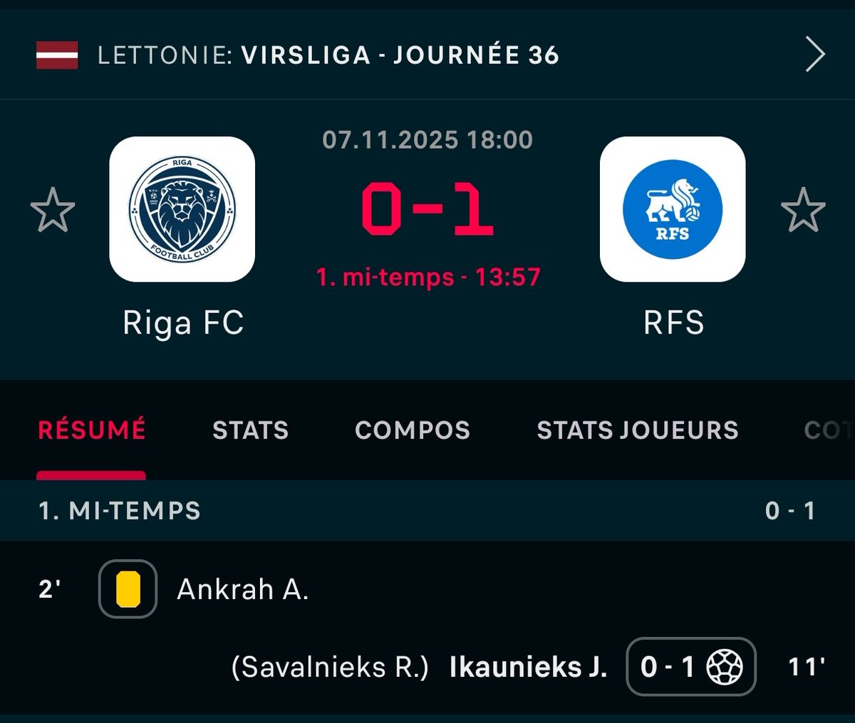 Ikaunieks ✅✅✅
Ça ne pouvait pas mieux démarrer ! On espère de la réussite en Bundesliga 2 ! 🇩🇪