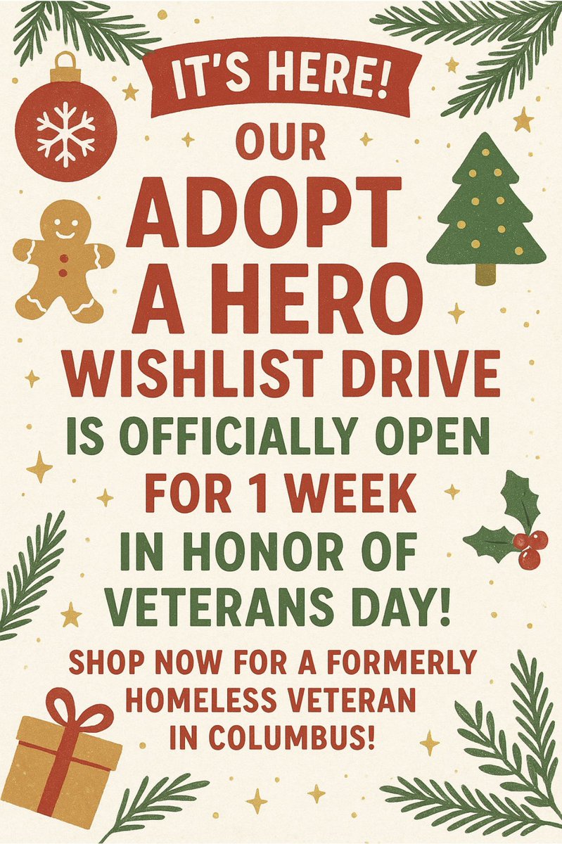 Our Amazon Virtual Drive for Veterans Day is OPEN!

Through our annual Adopt a Hero program, we’re giving formerly homeless veterans socks, gloves, hygiene products &amp; a bonus item they picked from our Amazon wishlist. 

Open 1 week! amazon.com/registries/gl/…

#3andGVeterans